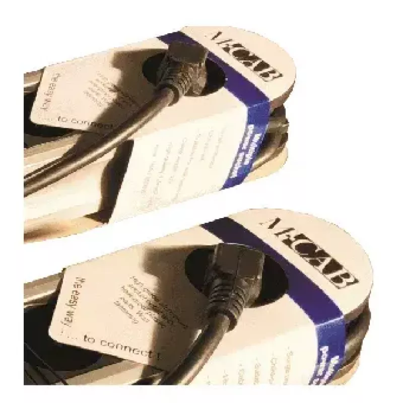 Power Extension M-Cab POW0001 2m 6 AC Outlets indoor zwart zilver