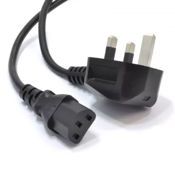 Origin Storage C13 (kettle) naar UK-netkabel, 1,8 m, netstekker type G, C13-koppeling