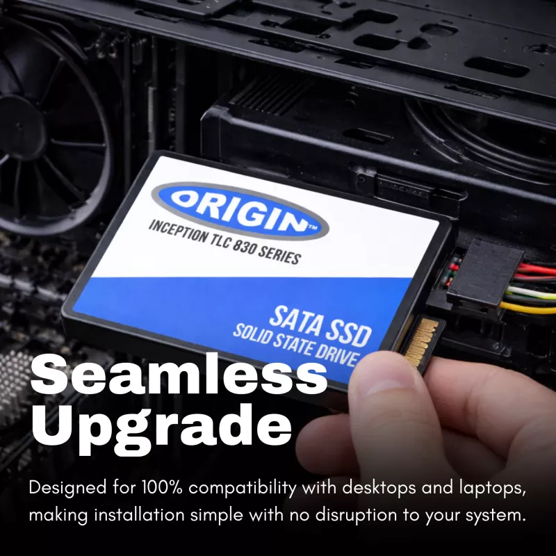 Origin Storage OTLC5123DSATA/2.5 Inception TLC830 Series SSD, 512 GB, 2,5 inch, SATA III 6 Gbit/s, 3D TLC, 7 mm