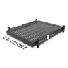 StarTech.com 2U uitschuifbare serverrack-legplank - 20 to 30in verstelbare montagediepte - geperforeerd - 50lb - heavy duty universele 19” rack-legplank voor apparatuurrack - 24in diep