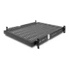 StarTech.com 2U uitschuifbare serverrack-legplank - 20 to 30in verstelbare montagediepte - geperforeerd - 50lb - heavy duty universele 19” rack-legplank voor apparatuurrack - 24in diep