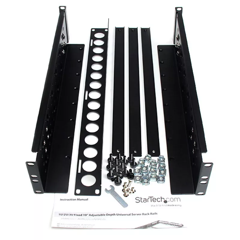 StarTech.com 2U vaste 19-inch universele serverrack-rails met verstelbare diepte