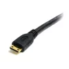 StarTech.com HDACMM50CM High Speed HDMI-naar-Mini-HDMI-kabel met Ethernet, male/male, 0,5 m, 30 AWG, verguld, afgeschermd, zwart