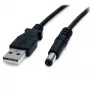 StarTech.com USB naar 5,5-mm-stroomkabel – type M barrel – 2 m, 2 m, USB, barrel type M
