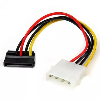 StarTech.com 6in 4-pins LP4 naar links haaks SATA stroomkabel-adapter