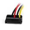 StarTech.com 6in 4-pins LP4 naar links haaks SATA stroomkabel-adapter