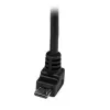 StarTech.com 2m Micro-USB-kabel - A naar haakse Micro-B, 2 m, USB A, Micro-USB B, USB 2.0, 0,48 Gbit/s, zwart