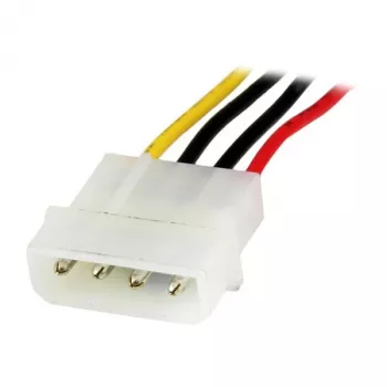 StarTech.com 12in LP4 stroomverlengkabel - M/F, Molex (4-polig), Molex (4-polig), 0,304 m, stekker, bus, recht