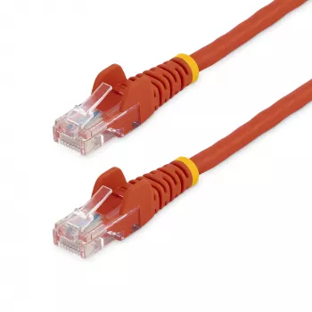 StarTech.com Cat5e ethernet-patchkabel met rastnasenvrije RJ45-stekkers – 5 m, rood