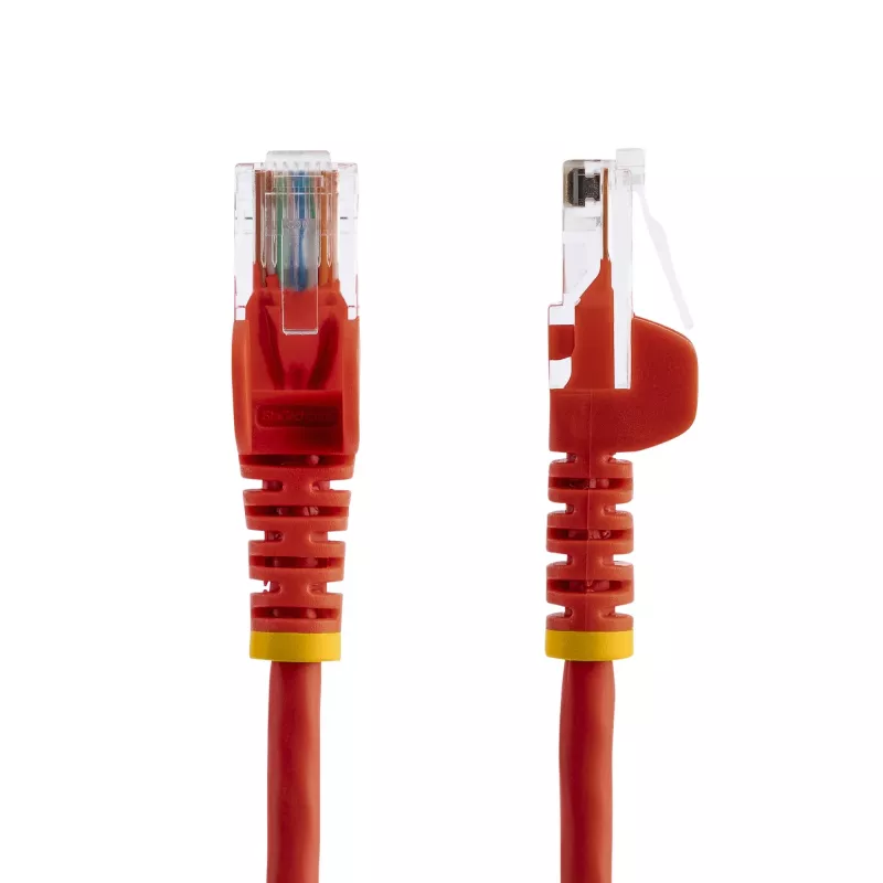 StarTech.com Cat5e ethernet-patchkabel met rastnasenvrije RJ45-stekkers – 5 m, rood
