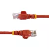 StarTech.com Cat5e ethernet-patchkabel met rastnasenvrije RJ45-stekkers – 5 m, rood