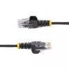 StarTech.com 0,5 m CAT6 kabel – slank – rastnasenbescherming – RJ45 stekker – zwart