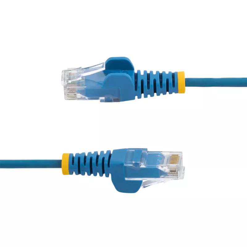 StarTech.com 0,5 m CAT6-kabel – slank – rastnasenvrije RJ45-stekkers – blauw