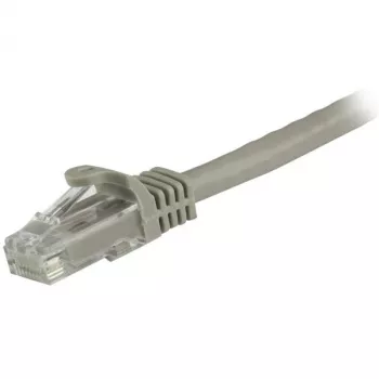 StarTech.com 1,5 m CAT6 ethernetkabel – grijs CAT 6 Gigabit Ethernet kabel – 250 MHz 100 W PoE RJ45 UTP netwerk-/patchkabel rastnasenvrij met trekontlasting individueel getest