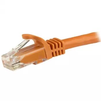 StarTech.com 1,5 m CAT6 ethernetkabel – oranje CAT 6 Gigabit Ethernet kabel – 250 MHz 100 W PoE RJ45 UTP netwerk-/patchkabel rastnasenvrij met trekontlasting individueel getest
