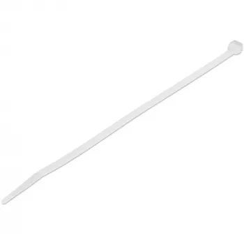 StarTech.com 8 inch (20 cm) kabelbinder – 1/8 inch (4 mm) breed, 2-1/8 inch (55 mm) bundeldiameter, 50 lb (22 kg) treksterkte, zelfborgende nylon-kabelbinders met gebogen punt – 94V-2/UL-gecertificeerd, 1000-pack – wit