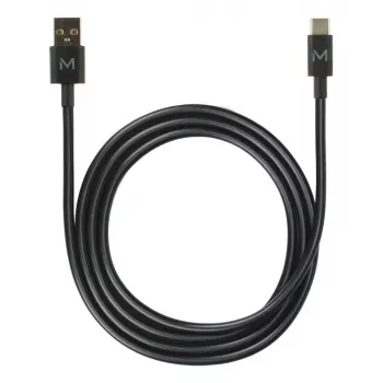 USB-A-naar-USB-C-kabel MOBILIS 020013 – 1 m, data 0,48 Gbit/s, zwart