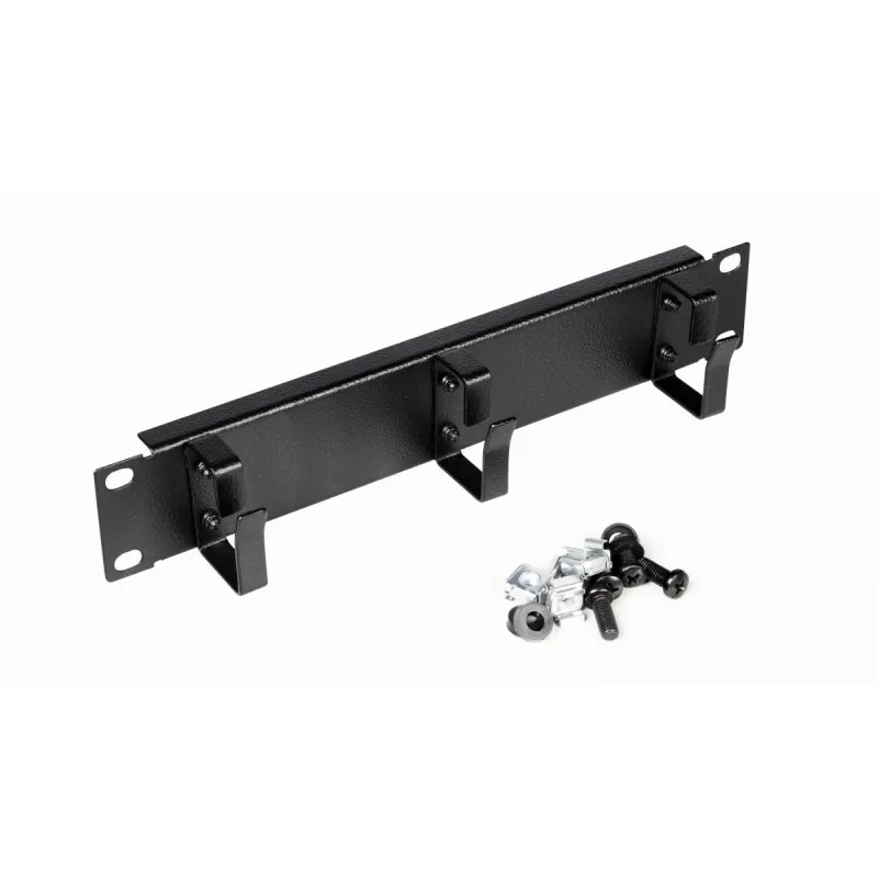 Kabelring EQUIP EZMR-10-B — metaal, zwart, rackaccessoire, 1 stuk, 174 g