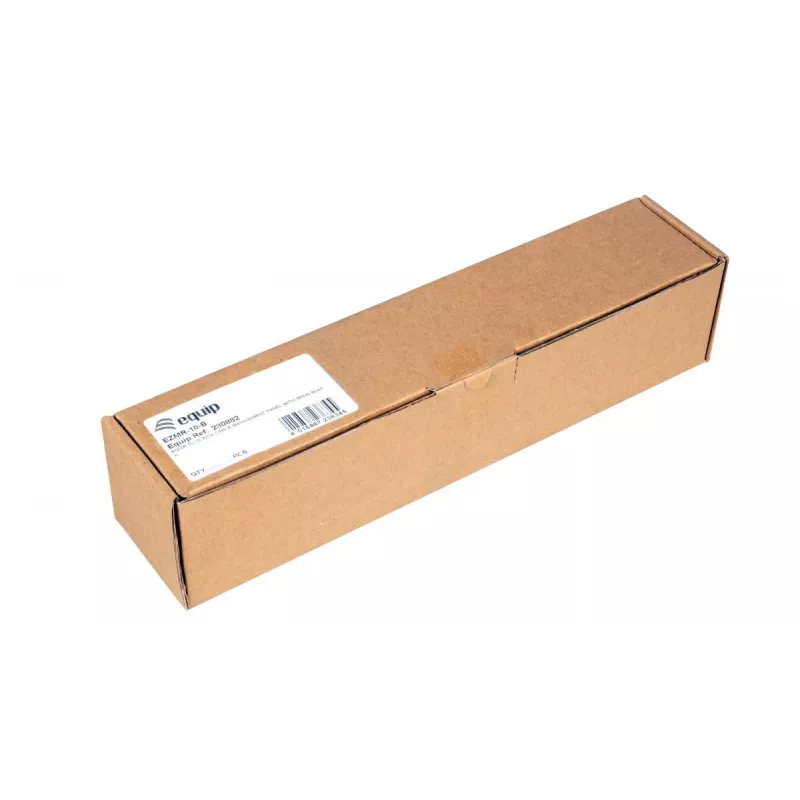 Kabelring EQUIP EZMR-10-B — metaal, zwart, rackaccessoire, 1 stuk, 174 g