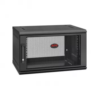 APC NetShelter WX AR106SH4, 6HE, 19 inch-patchkast, wandmontage, voorgemonteerd, 400 mm diep