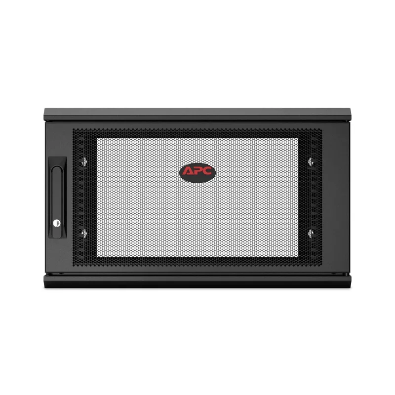 APC NetShelter WX AR106SH4, 6HE, 19 inch-patchkast, wandmontage, voorgemonteerd, 400 mm diep