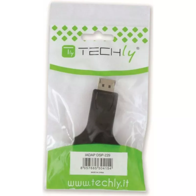 Techly DisplayPort-adapter DP M naar DVI-I 24 + 5 F IADAP DSP-229