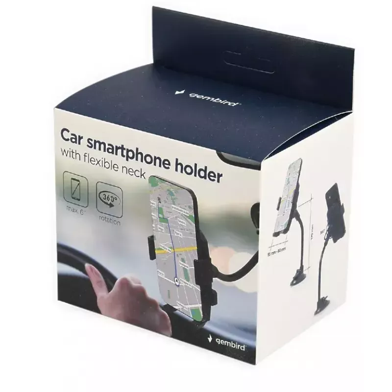 Actieve houder Gembird TA-CHW-04 mobiele telefoon smartphone zwart