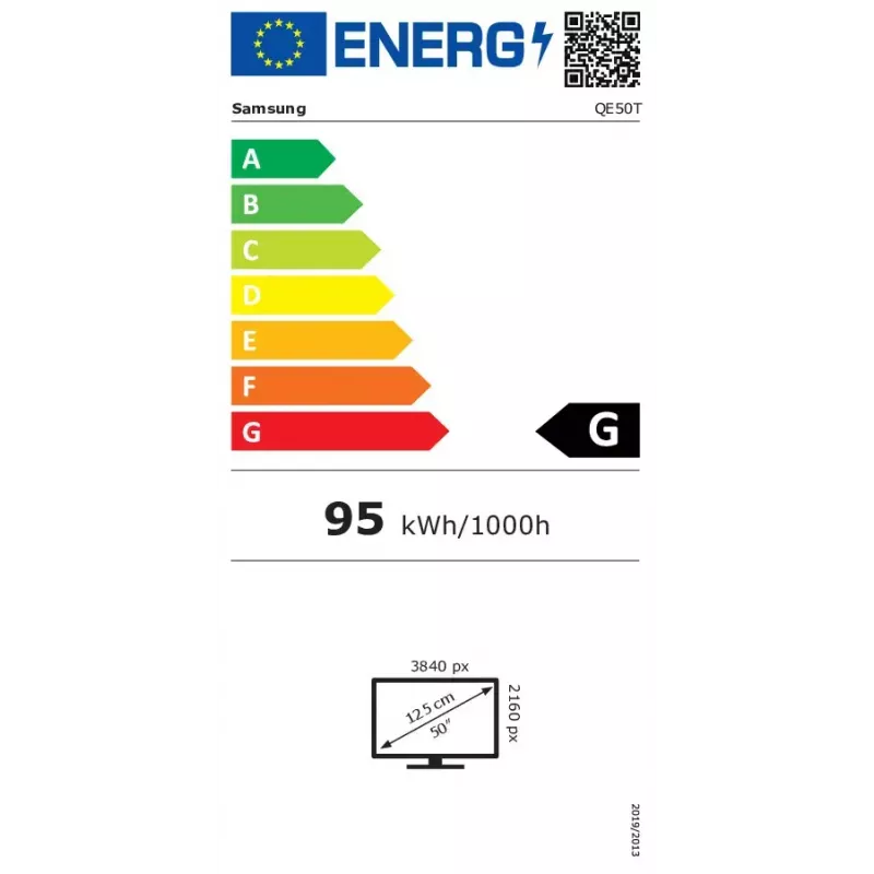 Monitor Samsung QE50T 50 inch LED 4K Ultra HD display