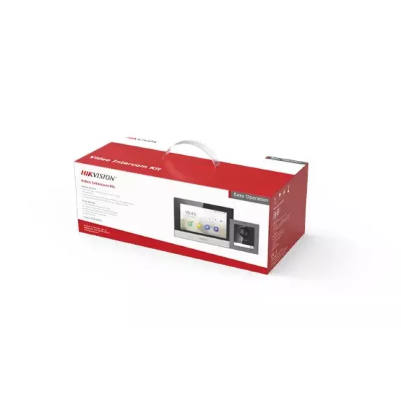 Video-intercom Hikvision DS-KIS602 2 MP 7 inch zwart grijs