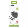 Mobiele oplader SBS TEKITTRTC15W universeel zwart AC snelladen