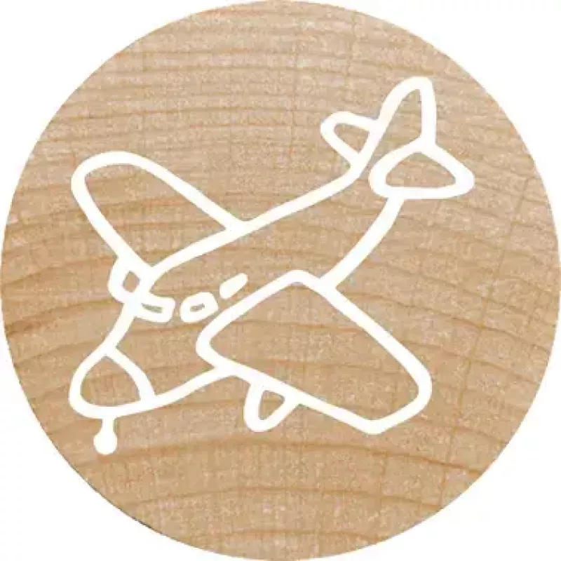 Rondstempel Colop 165226 houten stempel 3 cm diameter