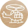 Rondstempel Colop 165226 houten stempel 3 cm diameter