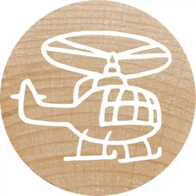Rondstempel Colop 165226 houten stempel 3 cm diameter