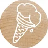 Rondstempel Colop 165226 houten stempel 3 cm diameter