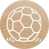 Rondstempel Colop 165226 houten stempel 3 cm diameter