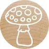 Rondstempel Colop 165226 houten stempel 3 cm diameter
