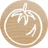 Rondstempel Colop 165226 houten stempel 3 cm diameter