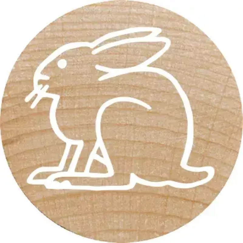 Rondstempel Colop 165225 rubber hout 3 cm diameter