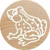 Rondstempel Colop 165225 rubber hout 3 cm diameter