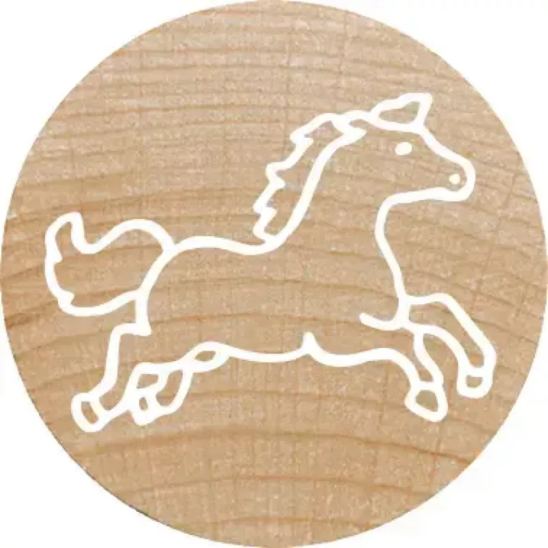 Rondstempel Colop 165225 rubber hout 3 cm diameter