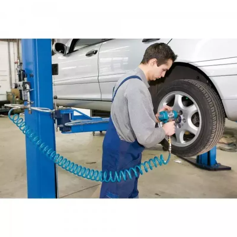 Persluchtslang HAZET 9040-7 7,62 m 10 bar blauw