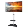 Techly vloerstandaard met opbergwagen TV LCD/LED/Plasma 37-70 inch wit