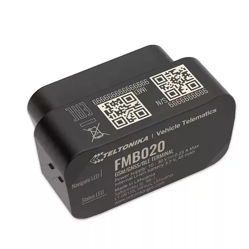 GPS-tracker Teltonika FMB020 auto zwart stofbestendig 0,128 GB