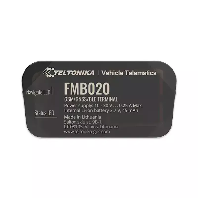 GPS-tracker Teltonika FMB020 auto zwart stofbestendig 0,128 GB