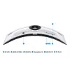 Samsung G95NC computermonitor 144,8 cm (57 inch) 7680 x 2160 Dual UHD QLED wit
