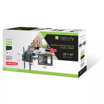Techly ICA-PLB 148M tv-muurbeugel 139,7 cm (55 inch) zwart