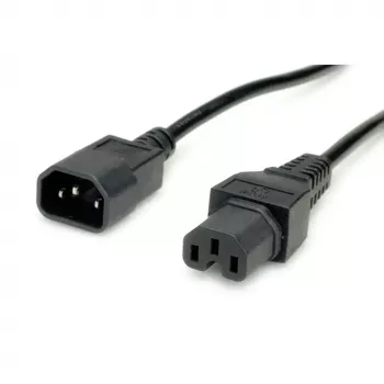 Stroomkabel VALUE 19.99.1123 zwart 3 m C14 C15 koppeling