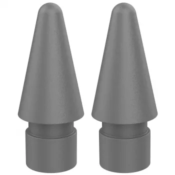 DEQSTER Pencil 2 vervangende punten – 2-pack, punt, grijs, polyvinylchloride (PVC), DEQSTER Pencil 2, China, 15,1 mm