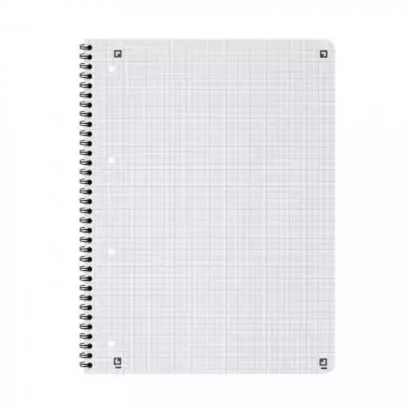Schrijfblok Oxford 400121610 A4+ 160 vel zwart grijs