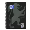 Schrijfblok Oxford 400121610 A4+ 160 vel zwart grijs